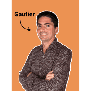 Gautier – Dirigeant et créateur d’Edissio Portrait de Gautier, dirigeant d'Edissio