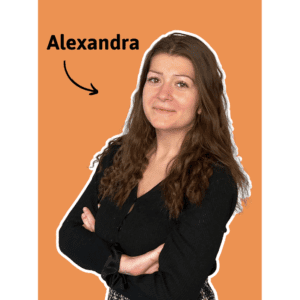 Portrait d'Alexandra, assistante de communication