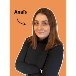 Anaïs – Assistante de communication Portrait d'Anaïs, assistante de communication
