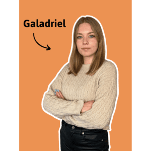 Galadriel – Graphiste Portrait de Galadriel, graphiste