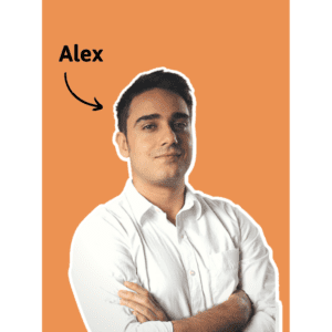 Portrait d'Alex, chargé de clientèle