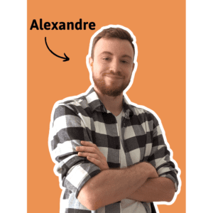 Portrait d'Alexandre, graphiste webdesigner