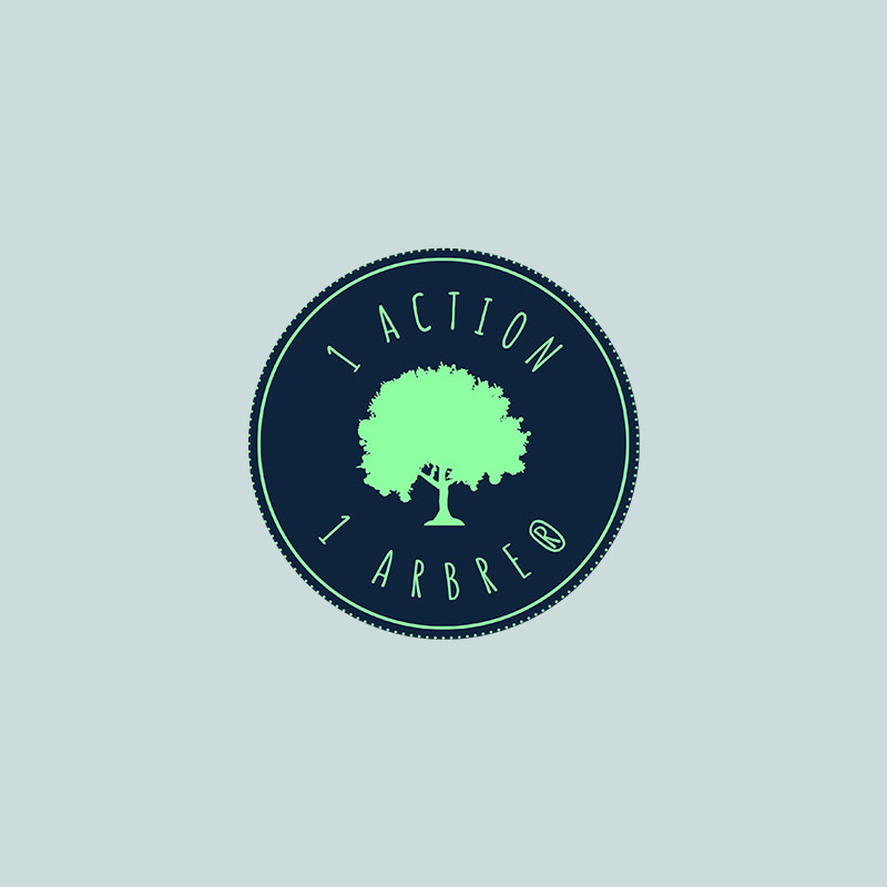 logo de 1action 1 arbre, agence de communication RSE